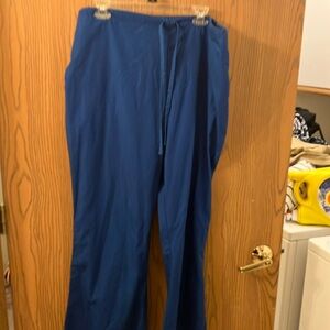 Royal blue scrub pants XL.